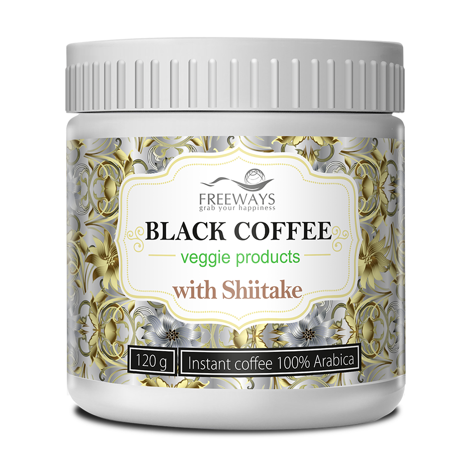 BLACK COFFEE with Shiitake (120 g)